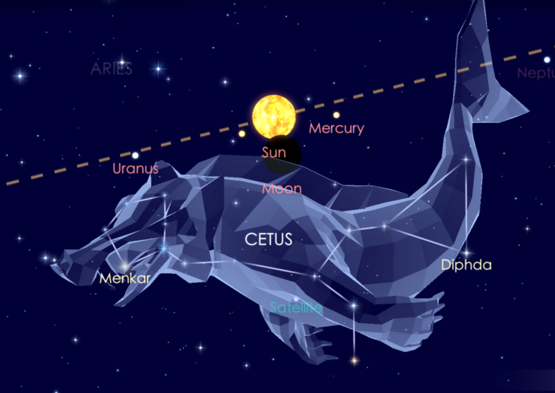 POTENTNA MLADA LUNA V OVNU